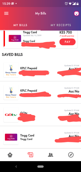 saved bills